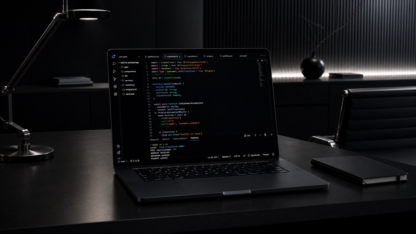 NOCTIS frontend system and interface